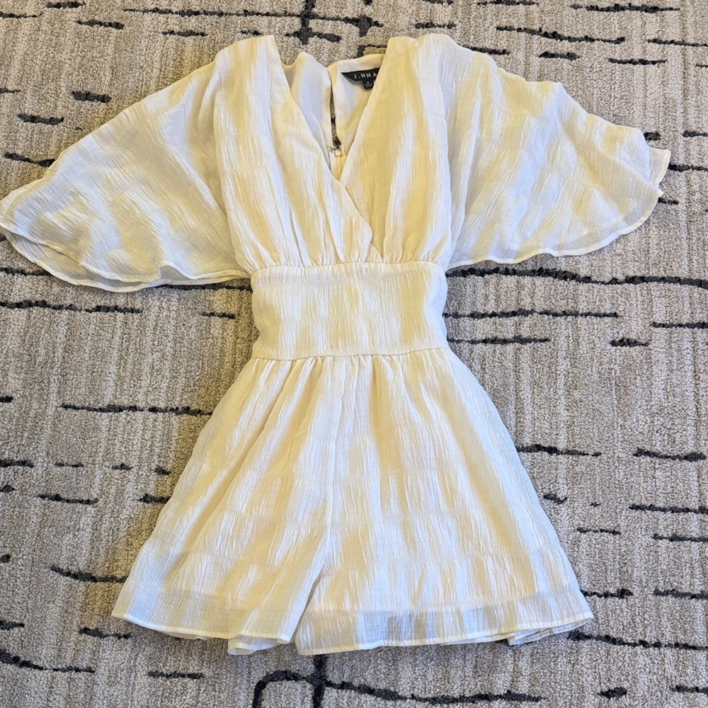 Elegant Cream Jumpsuit